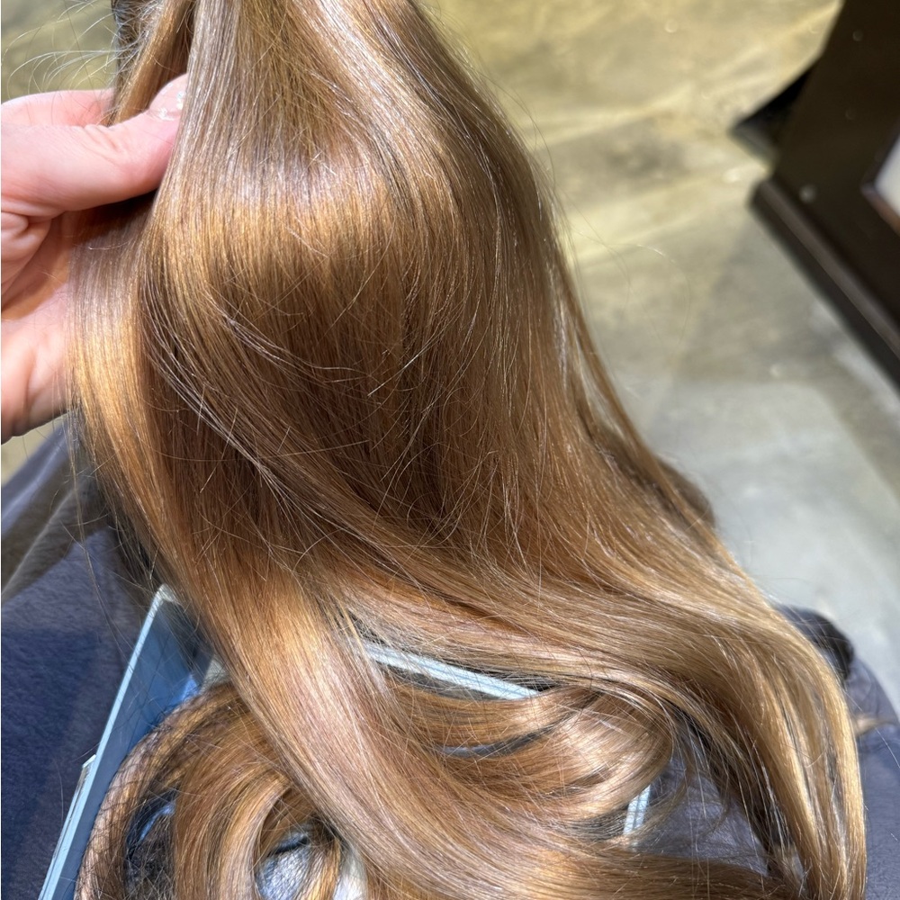 NEW: 16inch Luxy Halo Bronde Balayage Extensions (140grams) - Picture 4 of 4